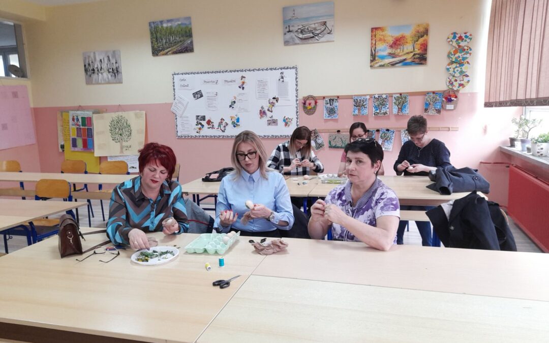 Radionica ukrašavanja jaja za učenike i roditelje 4.a