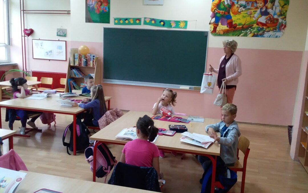 Gđa Marija Grabovac u posjeti našim prvašićima