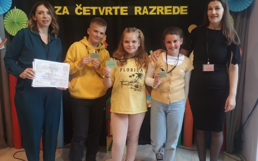 Županijsko natjecanje za učenike četvrtih razreda iz prirode i društva