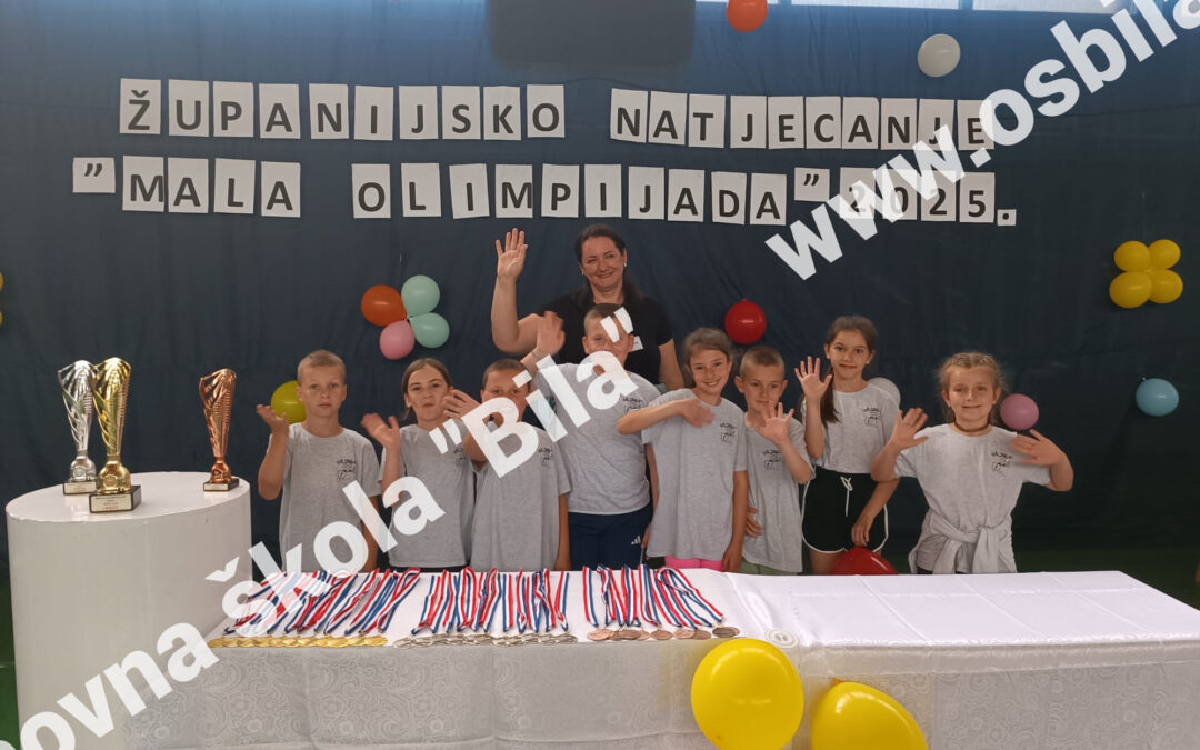 Županijsko natjecanje iz Tjelesne i zdravstvene kulture za učenike drugih razreda osnovnih škola