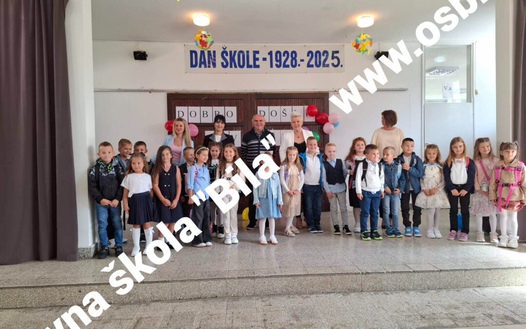 Prvi školski dan naših prvašića